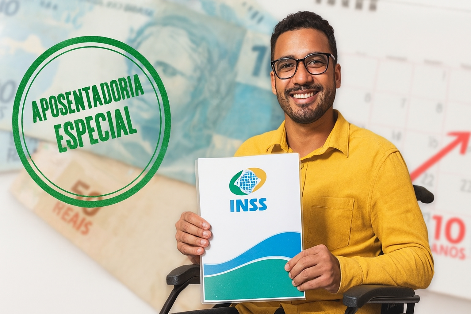 Quase ninguém sabe, mas a aposentadoria da pessoa com deficiência (LC 142/2013) pode antecipar em até 10 anos a saída do trabalho e render mais de R$ 5.000 por mês