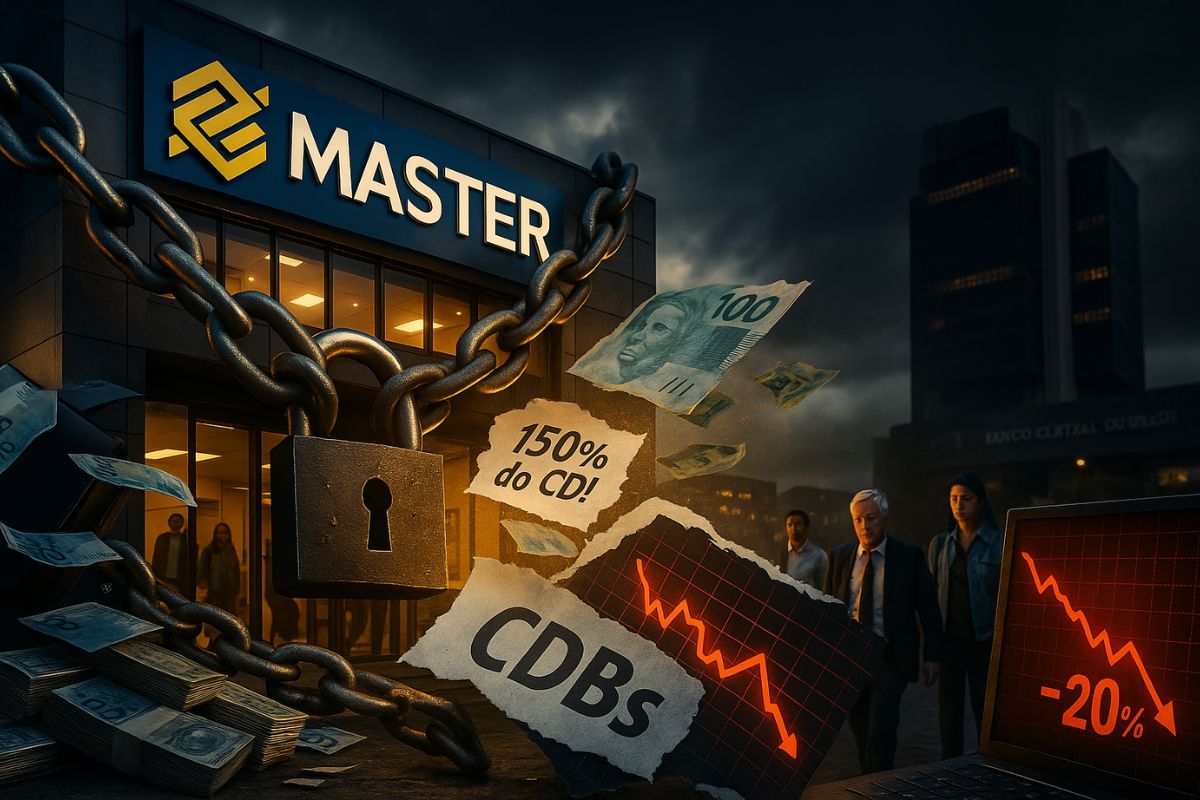 O risco do Banco Master não está só nos CDBs “turbinados”, mas no veto do Banco Central à compra de R$ 2 bilhões pelo BRB — sinal de desconfiança regulatória que pressiona a solvência.