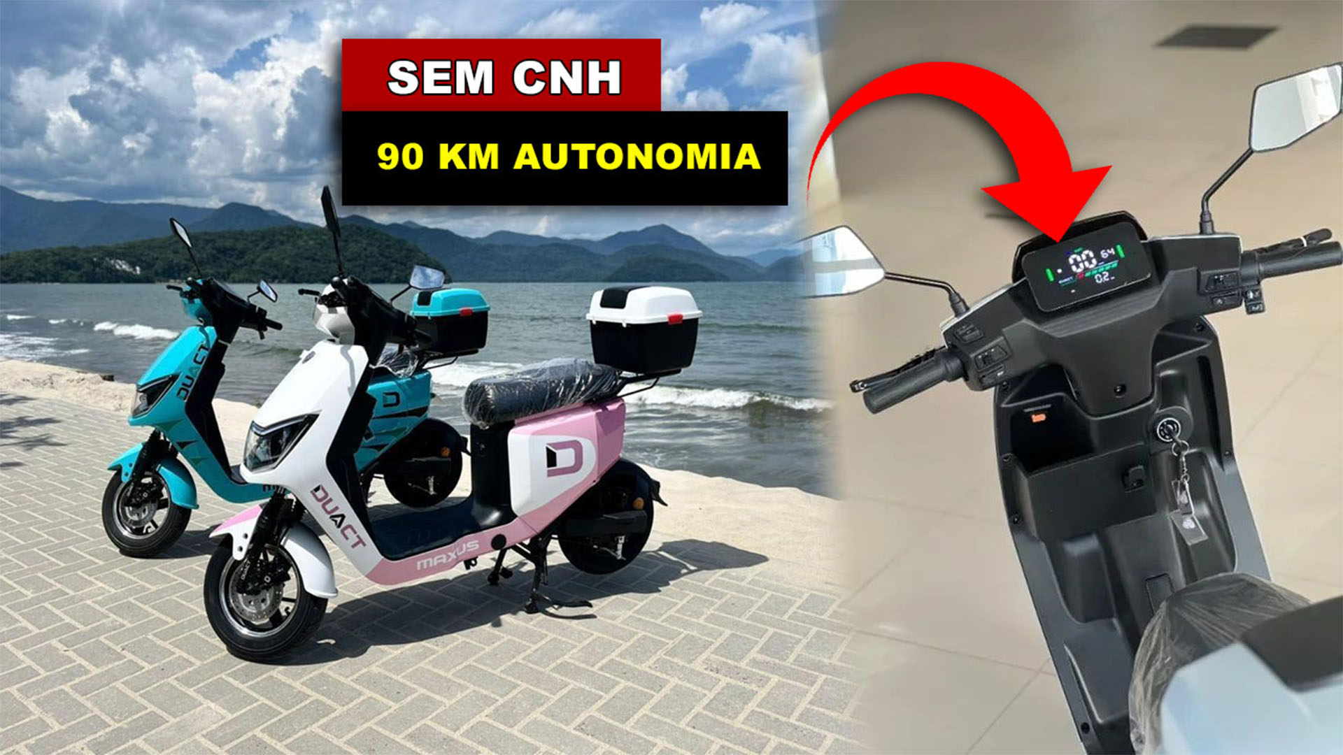 Sem CNH e com 90 km de autonomia, mobilete elétrica da Duact Motors que custa R$ 8,9 mil pode ser fabricada no Ceará