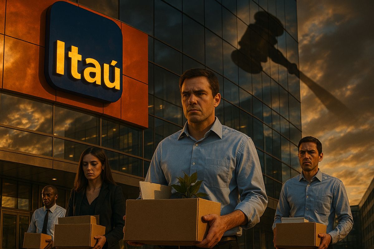 O Itaú enfrenta ação do Sindicato no Brasil após demissão em massa de 1 mil funcionários, mesmo com lucro de R$ 22,6 bilhões, em embate jurídico que expõe divergências sobre a CLT e o peso das convenções coletivas.