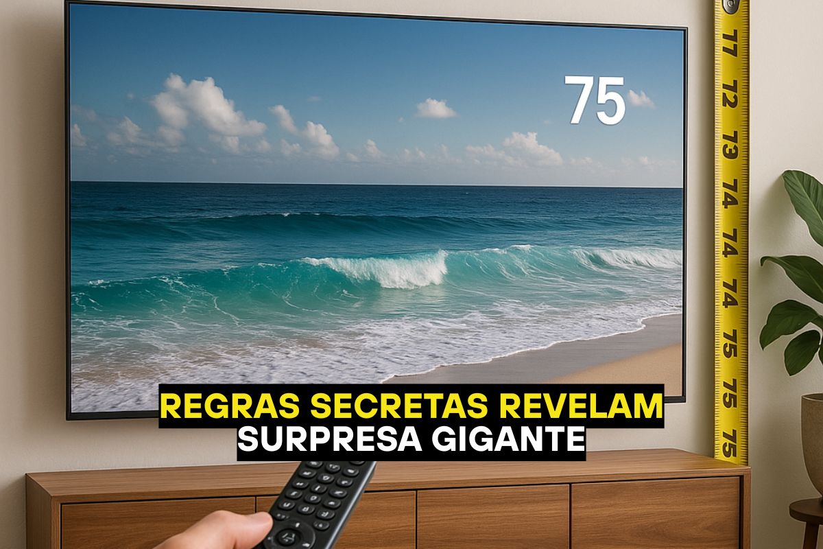 TV de tela grande não é sempre melhor: entenda como polegadas, distância do sofá e resolução podem salvar sua compra de arrependimento