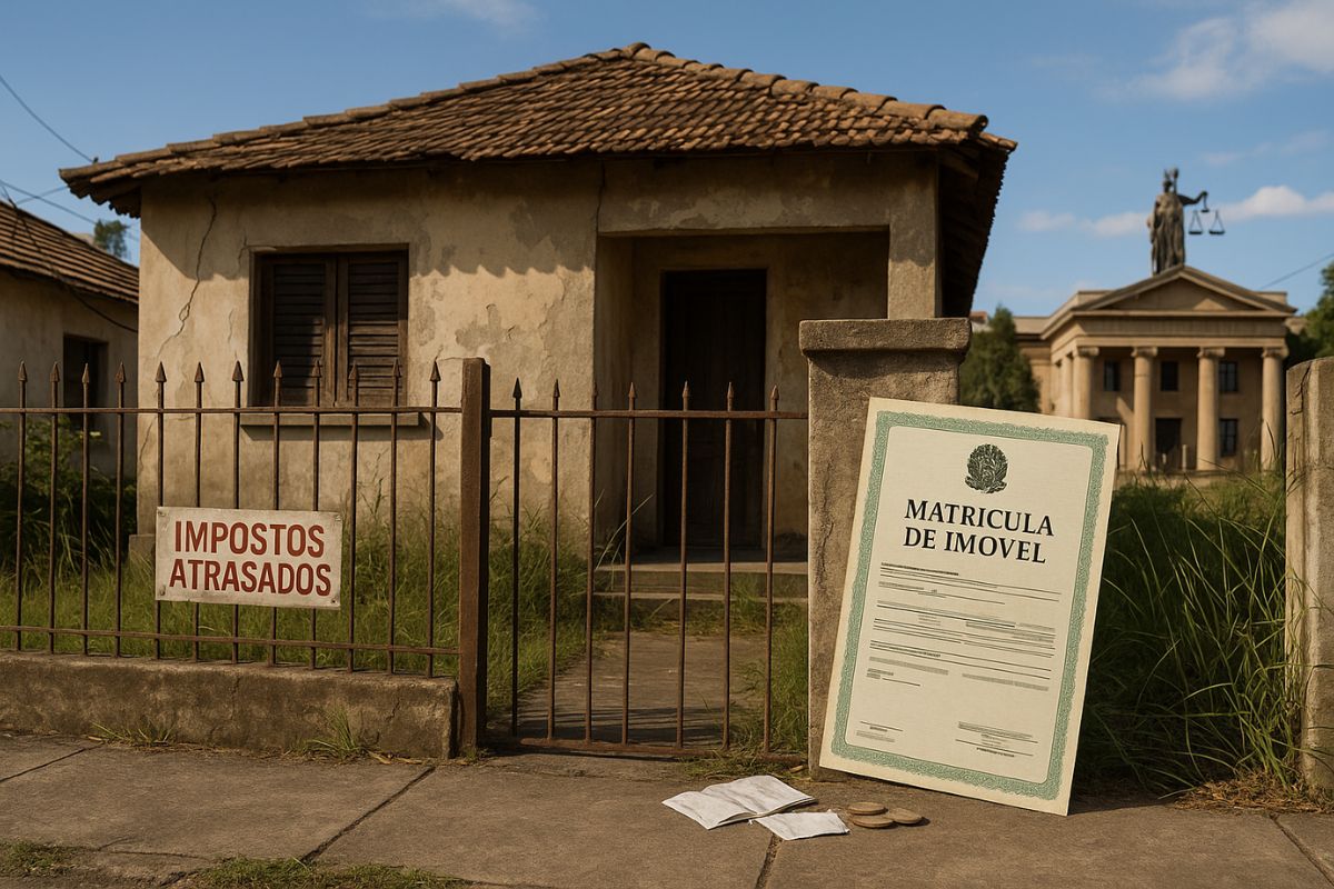 A perda do imóvel pode ocorrer mesmo com matrícula em cartório, segundo o Código Civil, quando há usucapião e descumprimento da função social da propriedade.