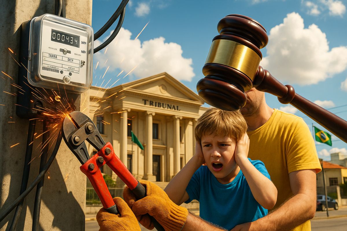 TJ-RO condena empresa por corte de energia em família com criança autista, anula fatura de R$ 13 mil e determina indenização por dano moral.