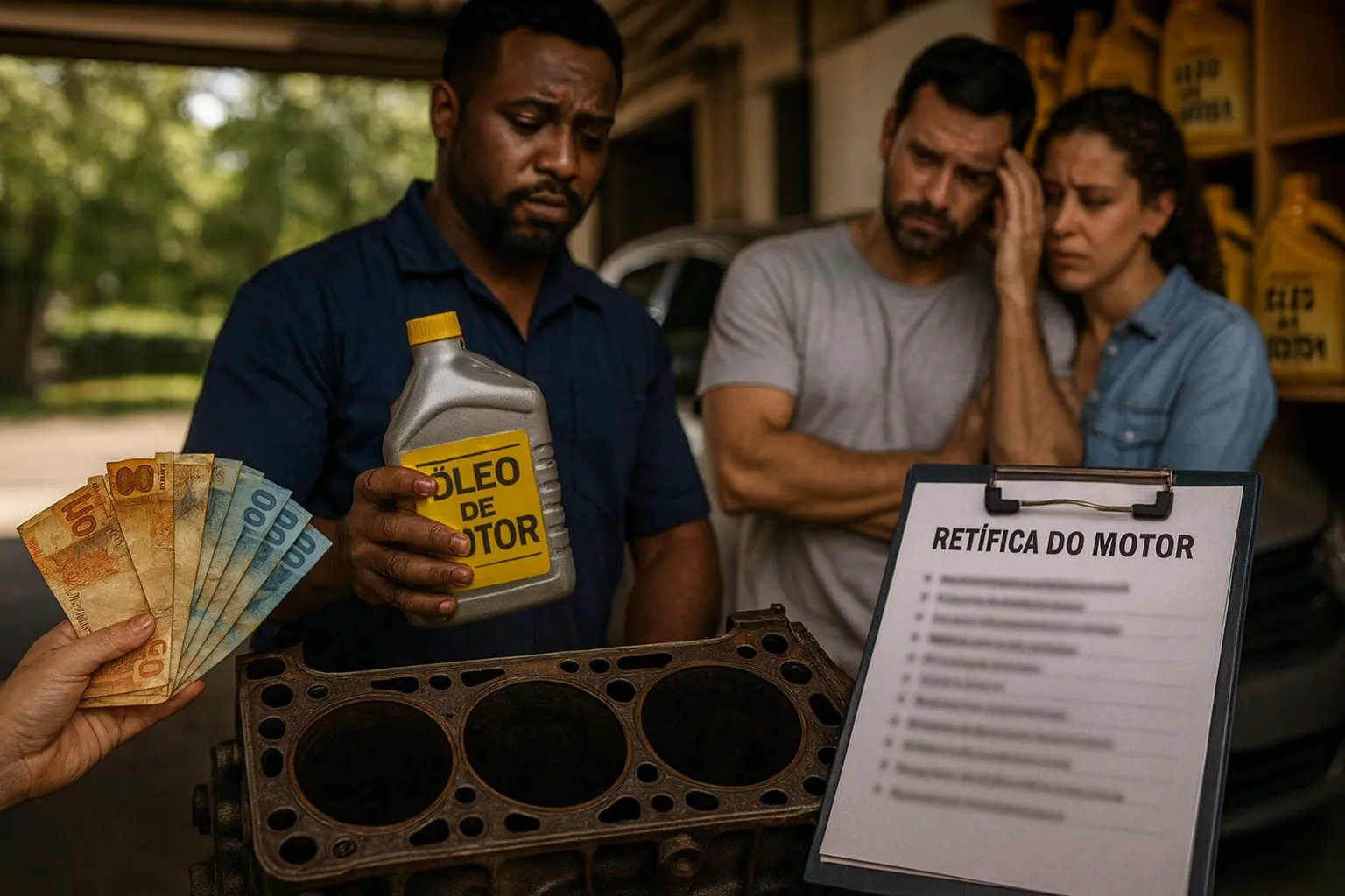 Troca de óleo atrasada pode gerar prejuízo de R$ 8 mil no motor — veja como identificar 5 sinais antes da pane