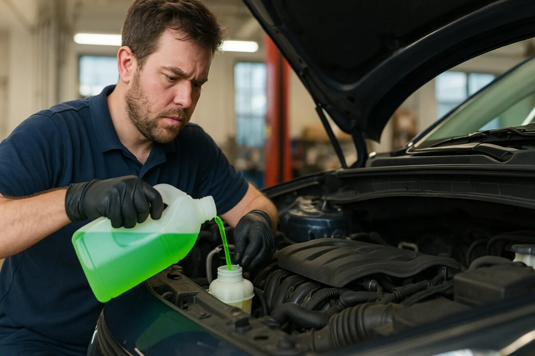 Cambio preventivo de líquido de refrigeración por R$ 120 evita sobrecalentamiento que puede hacerte gastar casi R$ 10 mil en el motor