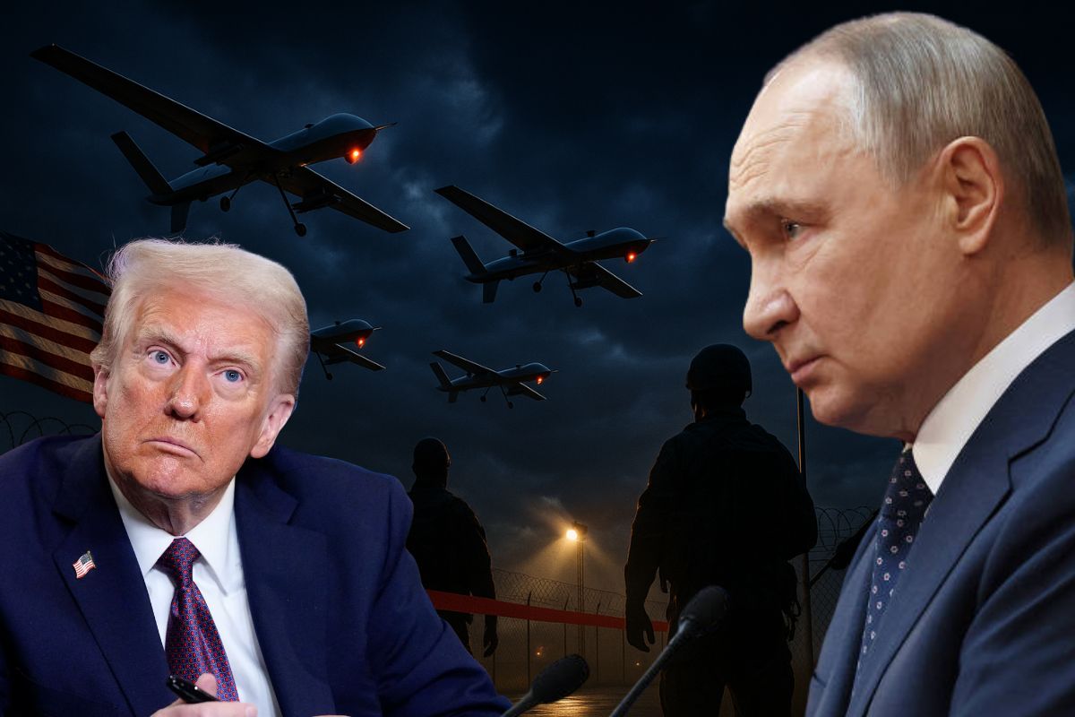 Trump prometeu resposta dura após violação do espaço aéreo da Polônia por 19 drones russos, acusando Putin de provocação e elevando tensões na OTAN, em um episódio que testa a reação ocidental contra Moscou.