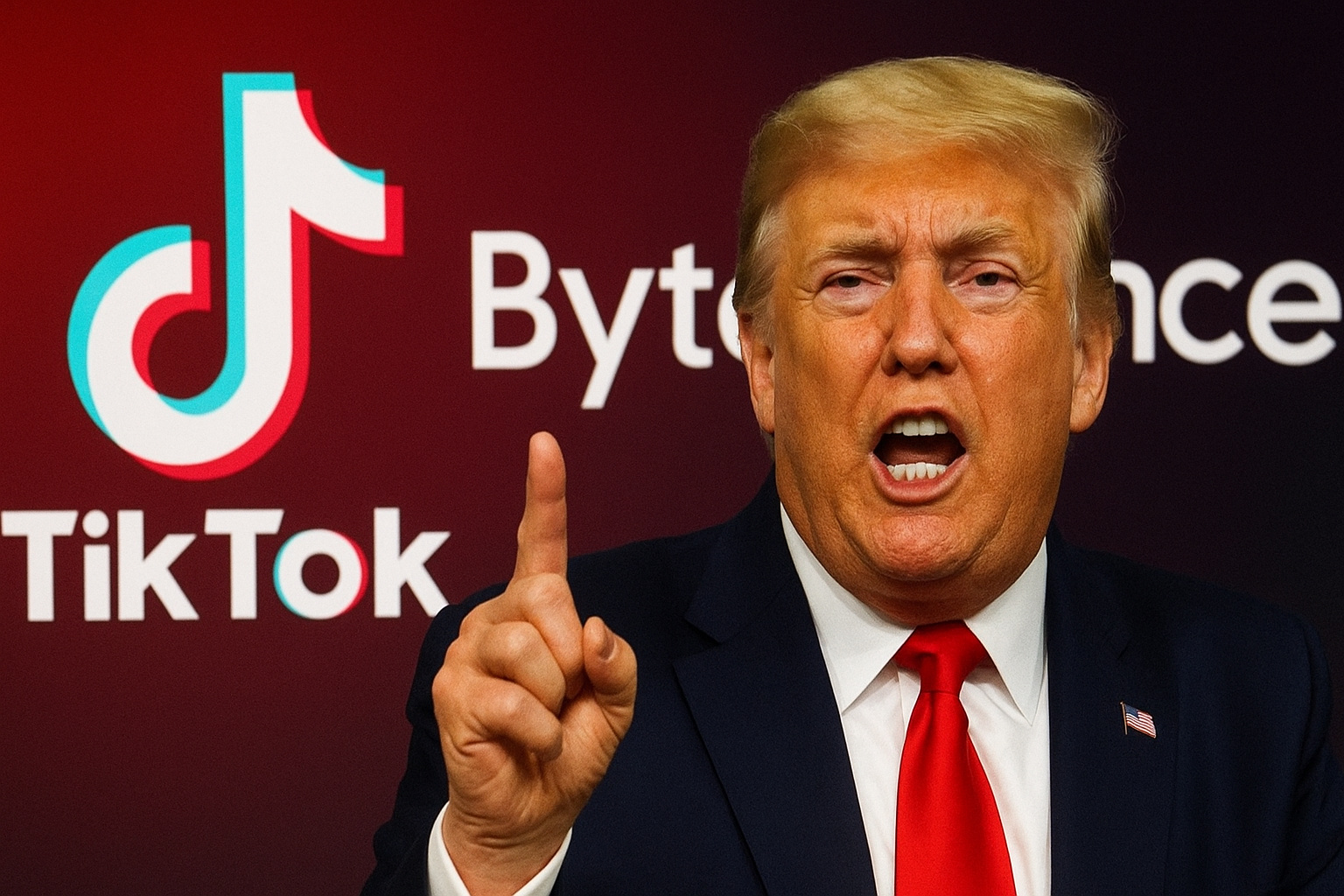 Trump dá xeque-mate no TikTok: aliados assumem controle nos EUA e ByteDance perde espaço