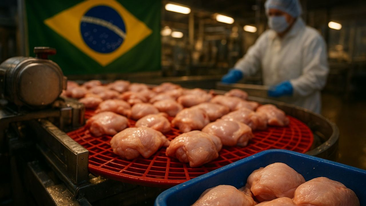 UE retoma compra de frango do Brasil, mas China, principal mercado, ainda mantém suspensão e inicia auditoria em frigoríficos nesta segunda