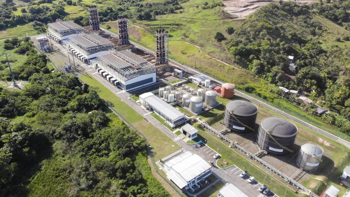 Usina termelétrica Suape 2 em Pernambuco que abriga projeto pioneiro de geração de energia a etanol