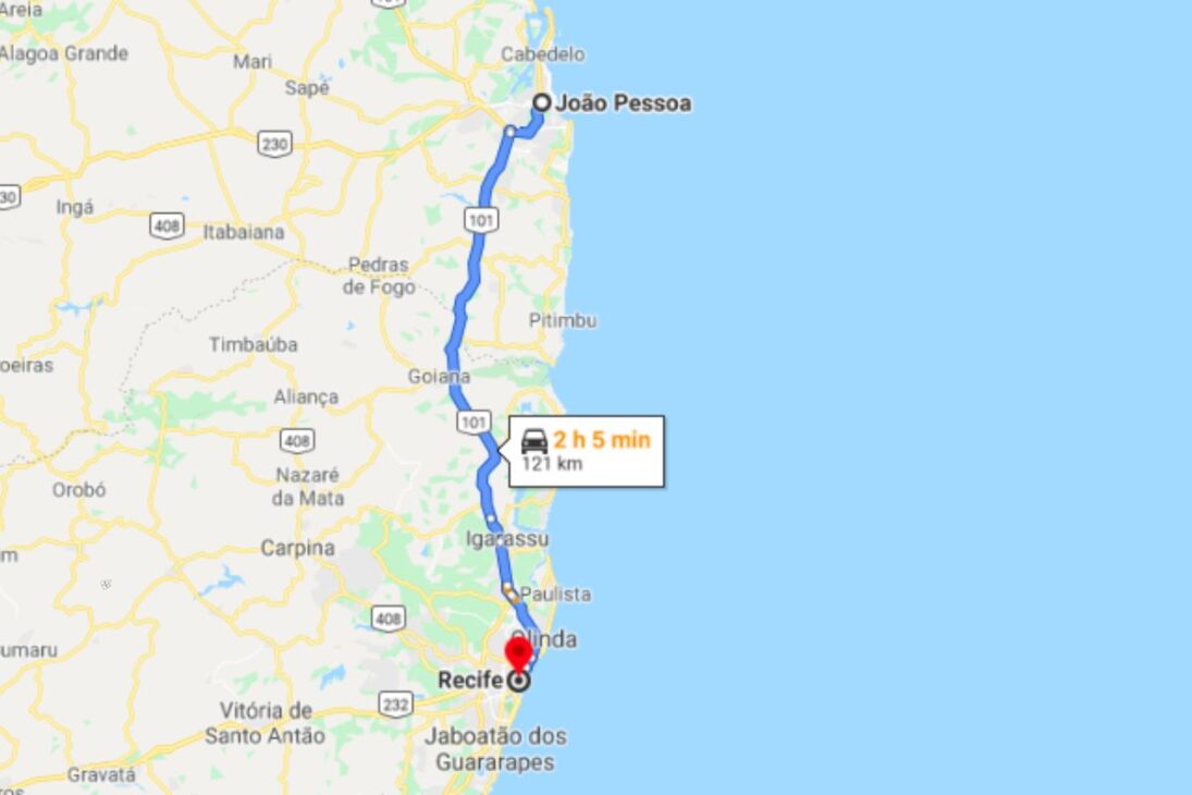 Viaje aéreo de 30 minutos entre João Pessoa y Recife puede tardar 3 horas con embarque y costar más que coche