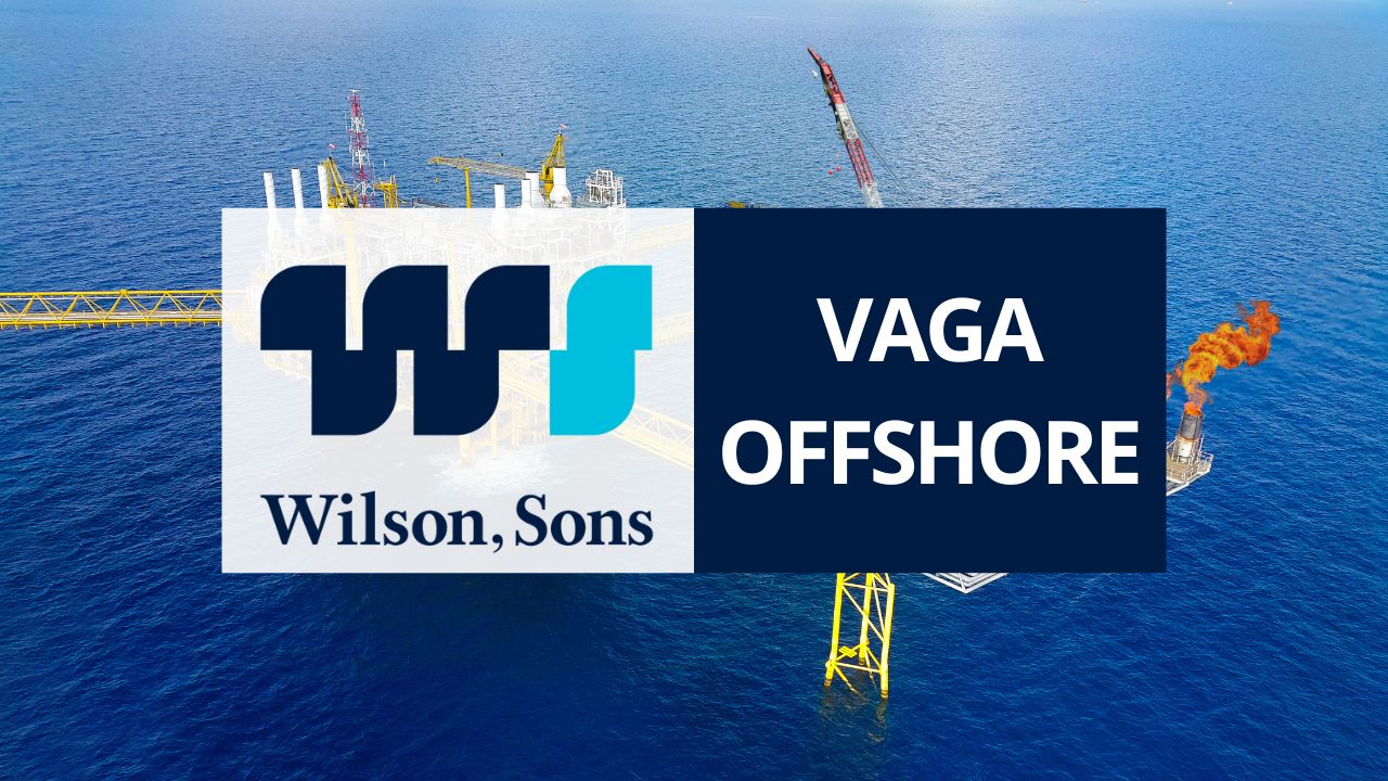 Wilson Sons oferece vaga de emprego offshore para Chefe de Máquinas em Fortaleza, com inscrições até 30 de outubro.