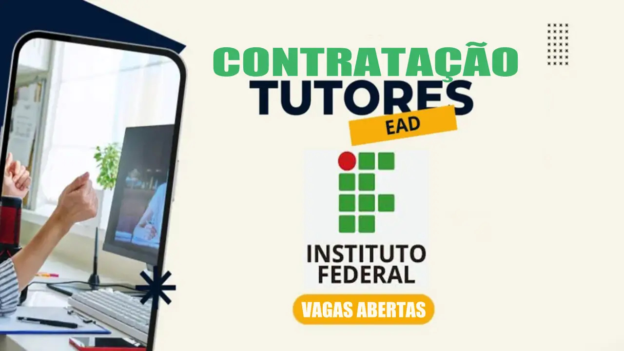 Trabalhe 4h de casa como tutor e ganhe R$ 1,1 mil! Instituto Federal (IFPE) abre contratação com vagas home office para quem deseja trabalhar como tutor de aula online