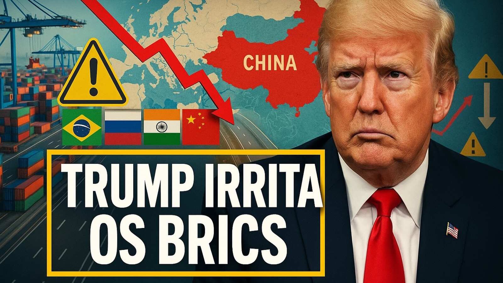 Trump irrita os BRICS — outras nações se unem para combater tarifas, enquanto a China aposta em reformas financeiras para fortalecer o yuan e desafiar os EUA