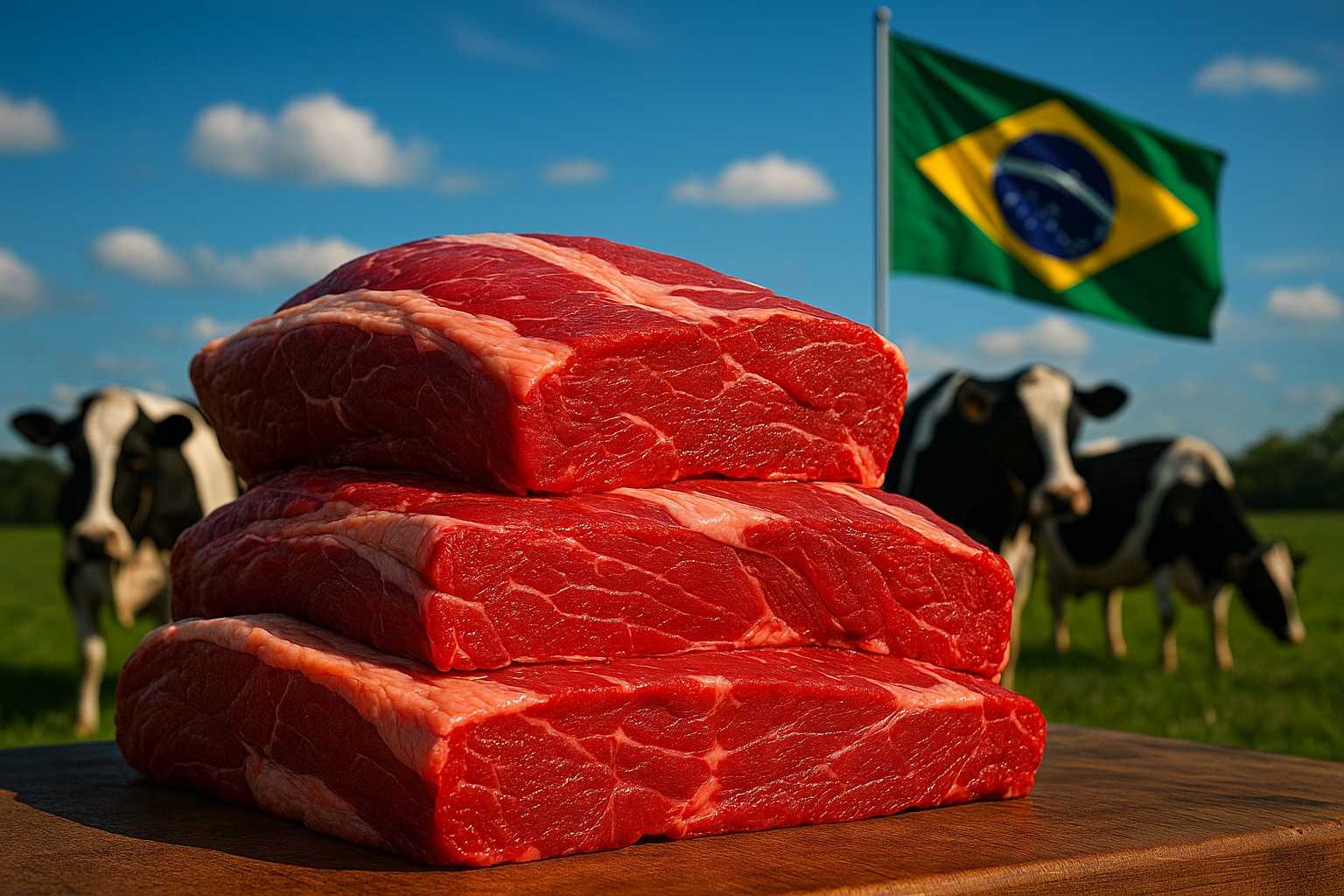 carne bovina: Exportações de carnes brasileiras somaram US$ 2,7 bilhões em setembro, com destaque para a carne bovina, que avançou 52,9% no valor diário.