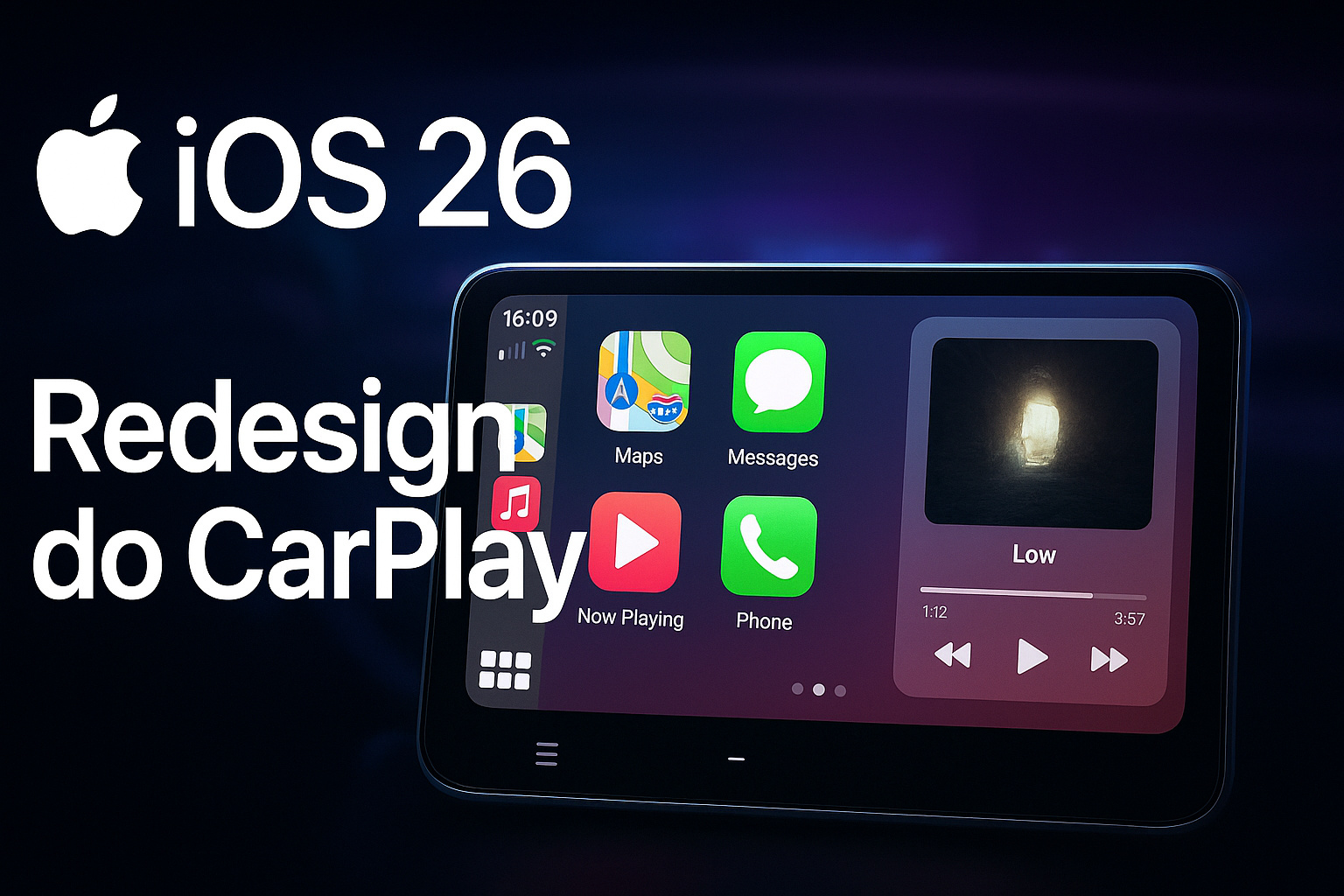 Apple lança iOS 26 e transforma CarPlay em aposta ousada na tecnologia automotiva