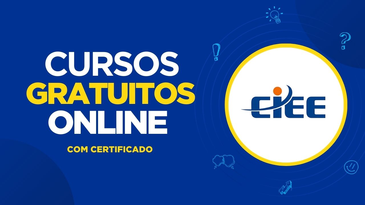 O CIEE abre inscrições para cursos gratuitos em formato de oficinas virtuais, com temas como currículo, entrevista, redes sociais e comunicação. Atividades são online e contam com certificado digital.