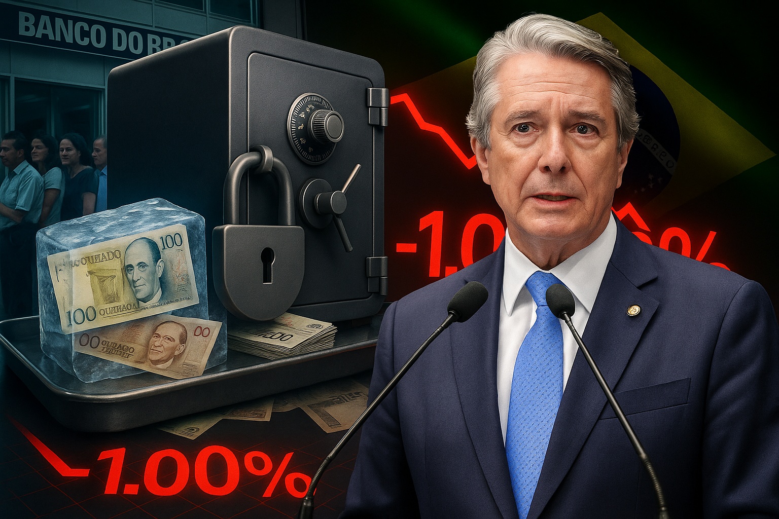 O pesadelo da poupança bloqueada: Collor congelou depósitos em 1990, famílias perderam bilhões e o Real só nasceu após 15 anos de hiperinflação acima de 1.000% ao ano