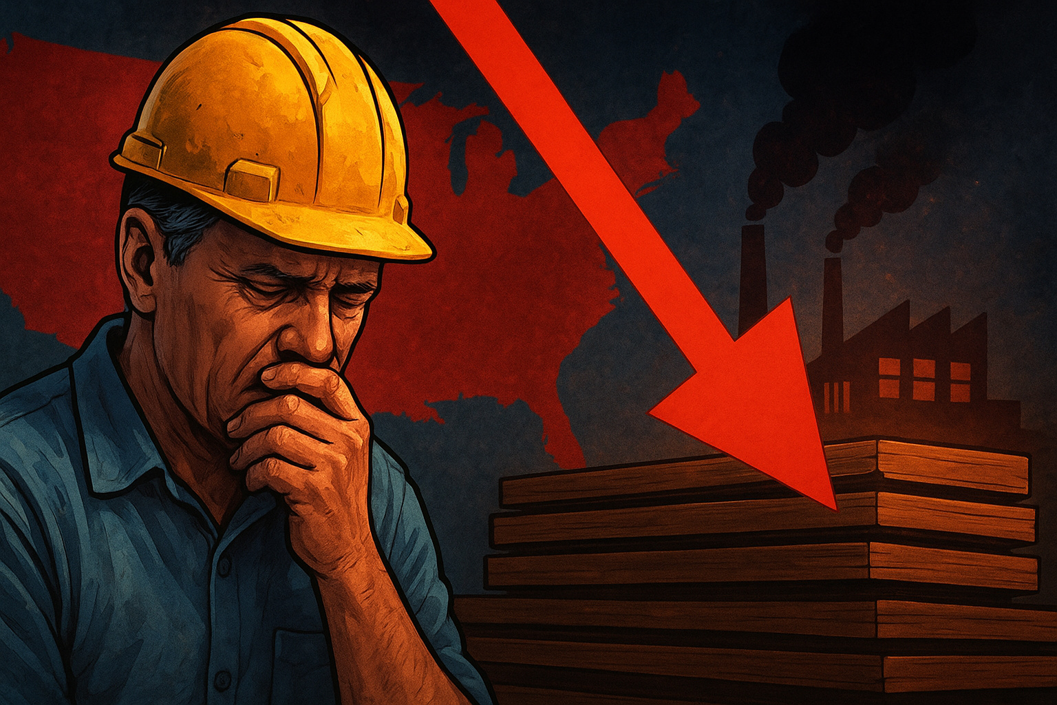 Tarifaço de Trump afeta Brasil: crise no setor madeireiro explode e ameaça milhares de empregos