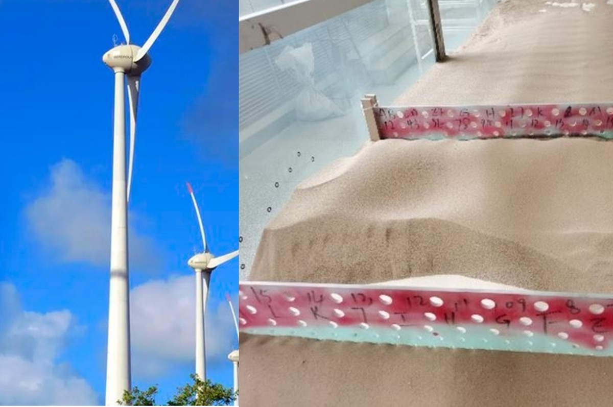 China inova ao reciclar pás de turbinas eólicas em barreiras contra desertificação, 14 vezes mais resistentes que madeira e eficazes