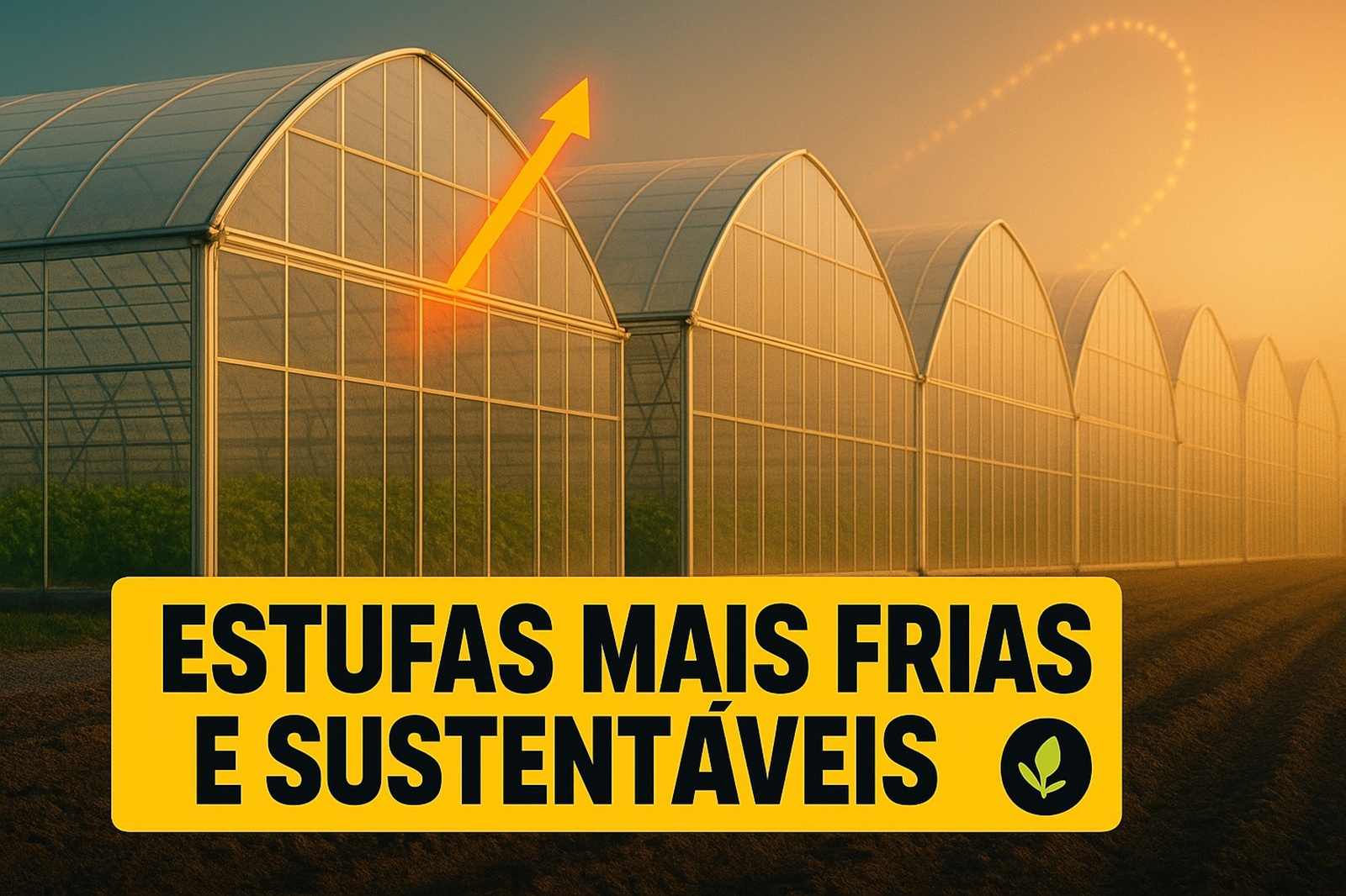Tecnologia Cool-Cover reflete calor, preserva a luz para fotossíntese e pode revolucionar estufas em climas quentes com menor gasto de recursos.