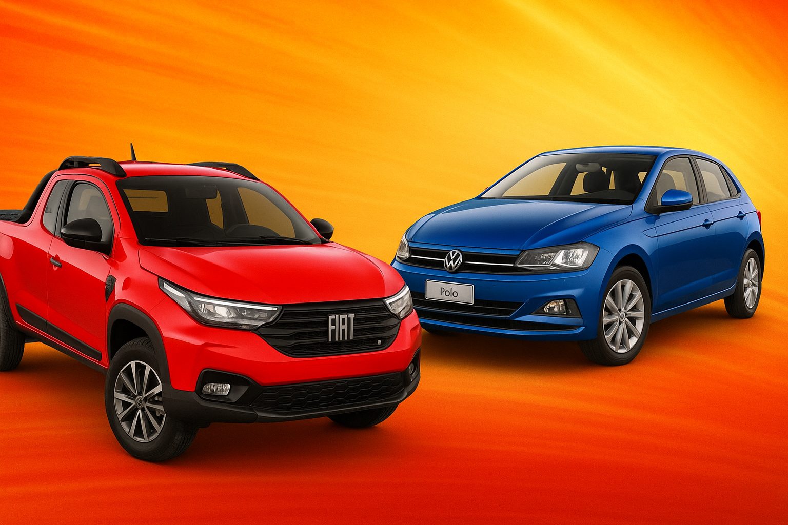 Fiat Strada dispara e ameaça Volkswagen Polo: veja o ranking dos carros mais vendidos em setembro