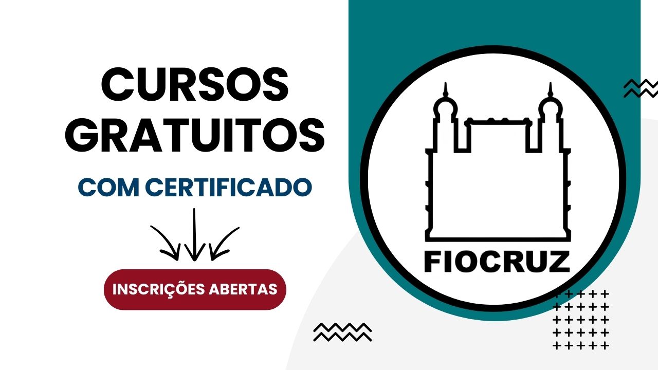 Descubra os cursos gratuitos da Fiocruz, totalmente online e autoinstrucionais, voltados para saúde, autocuidado, gestão de contratos e integridade de dados na pesquisa científica.