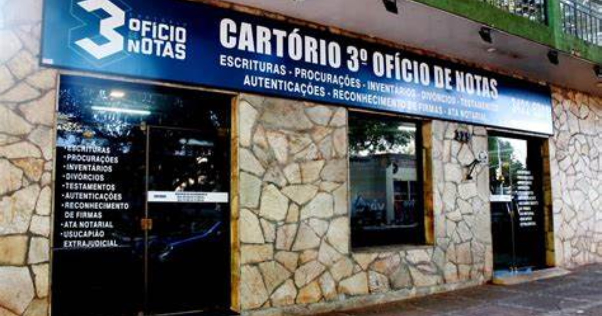 Notaría utilizada para desalojo extrajudicial del PL 3999/2020, permitiendo la recuperación del inmueble en 15 días. (Imagen: Tercero Oficio de Dourados)