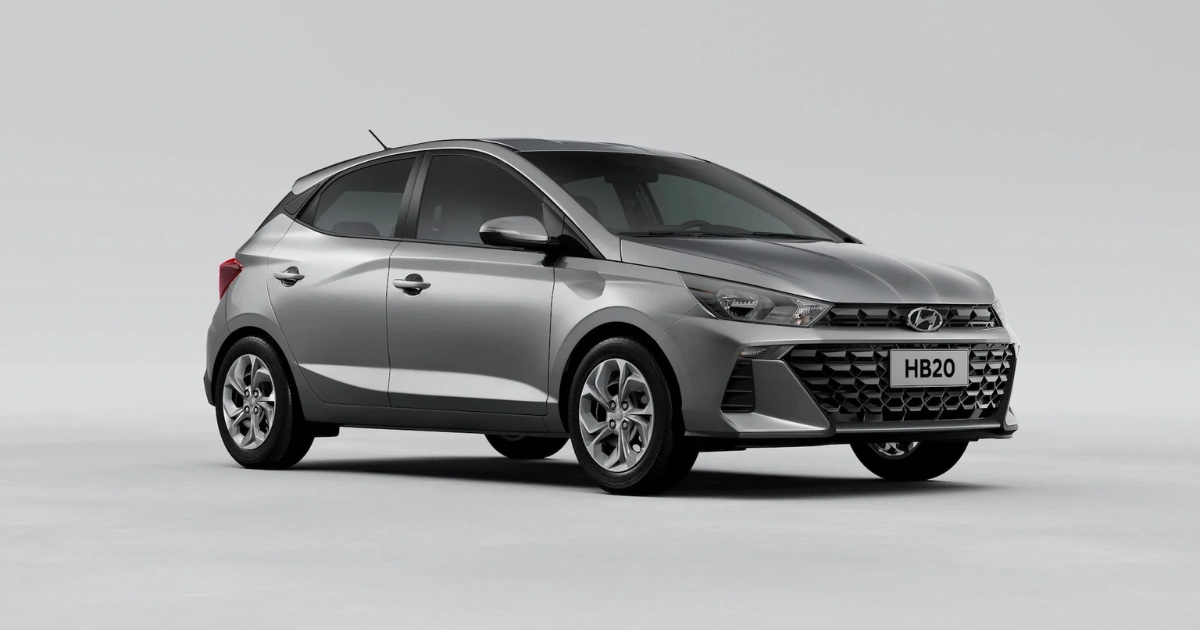 Hyundai HB20 turbo automático 2025 entra en oferta por R$ 108,5 mil, con 120 cv y hasta 14,7 km/l, para competir con Onix, Polo y Argo. (Imagen: motorshow)