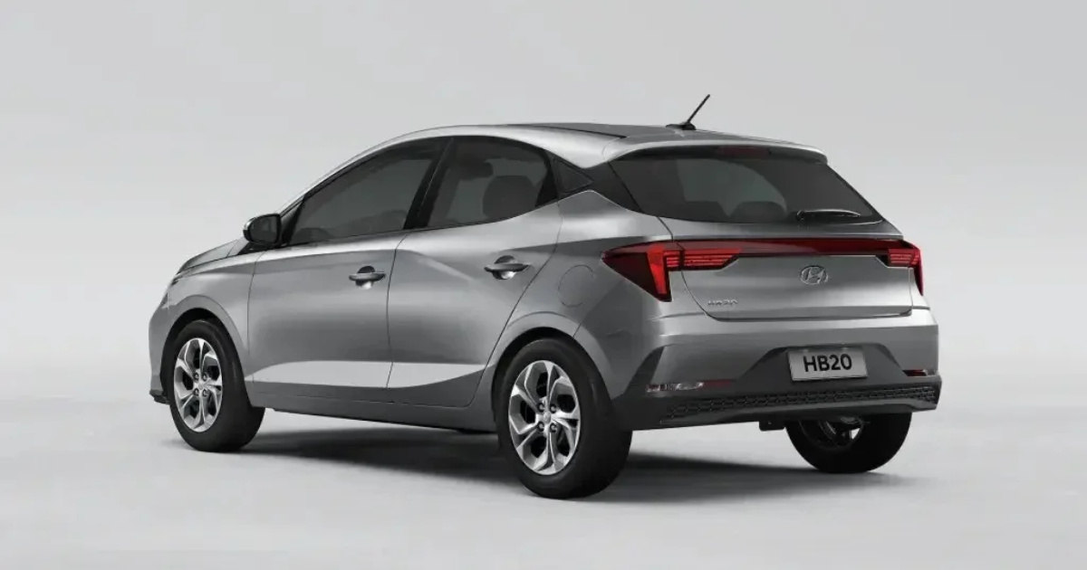 Hyundai HB20 turbo automático 2025 entra en oferta por R$ 108,5 mil, con 120 cv y hasta 14,7 km/l, para competir com Onix, Polo y Argo. (Imagen: motorshow)