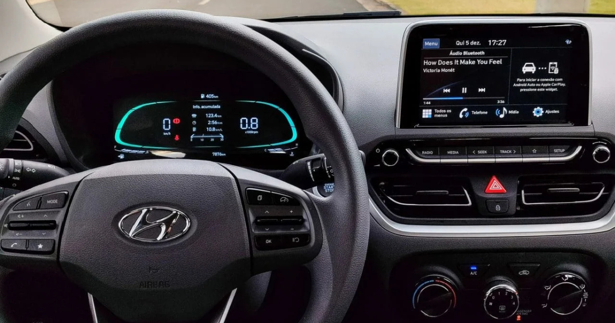 Hyundai HB20 turbo automático 2025 entra en oferta por R$ 108,5 mil, com 120 cv e até 14,7 km/l, para competir com Onix, Polo e Argo. (Imagen: motorshow)