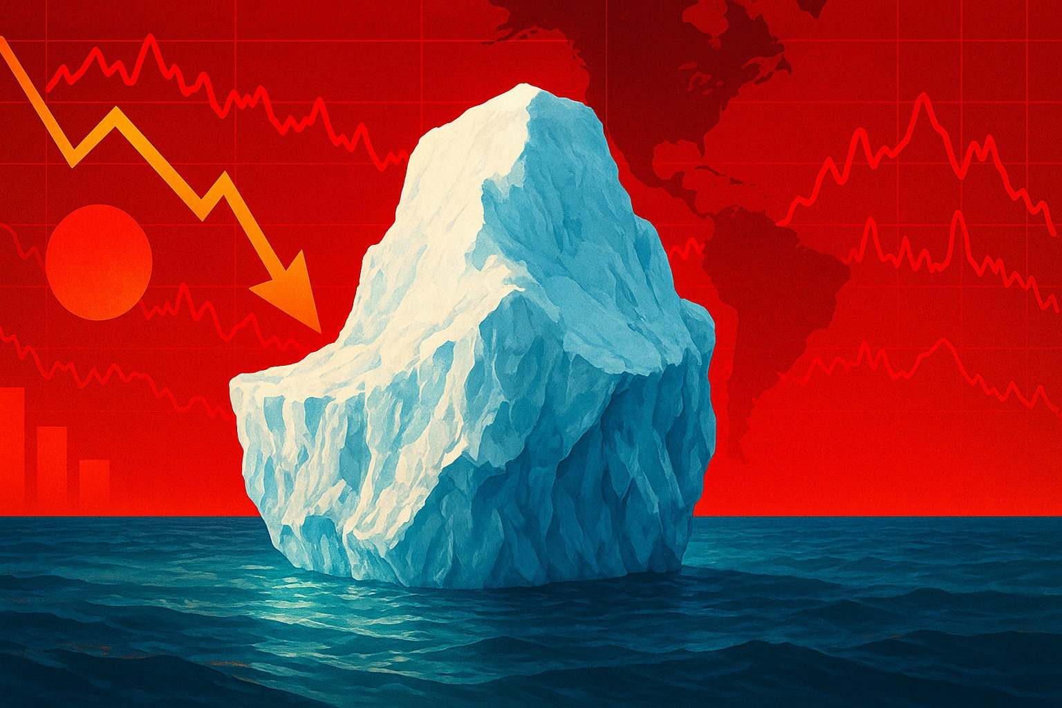 Pesquisas revelam que a Antártida enfrenta colapso acelerado, com derretimento recorde, correntes oceânicas enfraquecidas e riscos