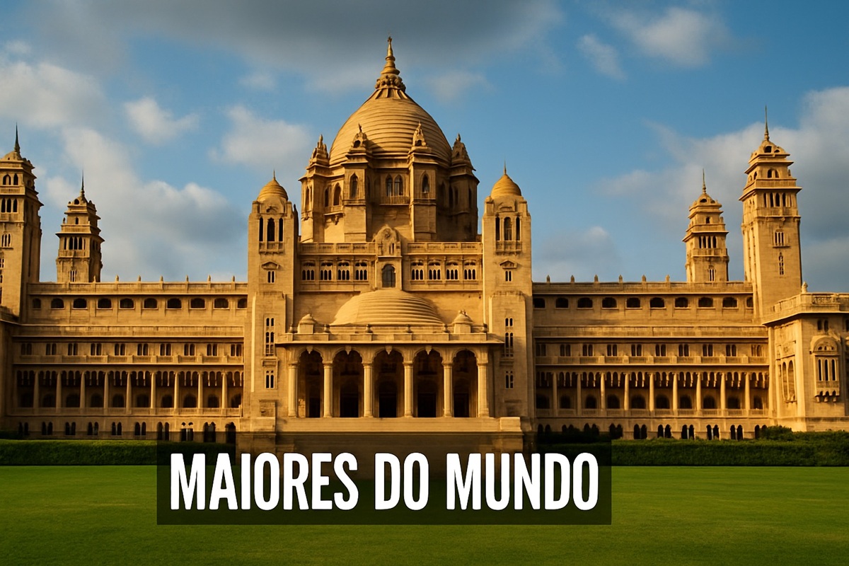 Conheça as maiores casas do mundo: palácios e mansões com milhões de pés², milhares de cômodos e a Mansão Safra representando o Brasil.
