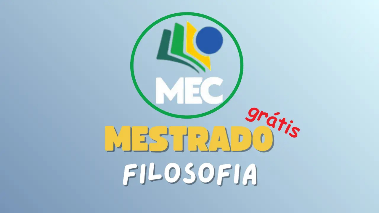 Faça um curso de filosofia sem pagar nada! MEC liberou inscrições para curso gratuito de Mestrado com certificado garantido; interessados de todo o Brasil podem participar, não há limite de idade
