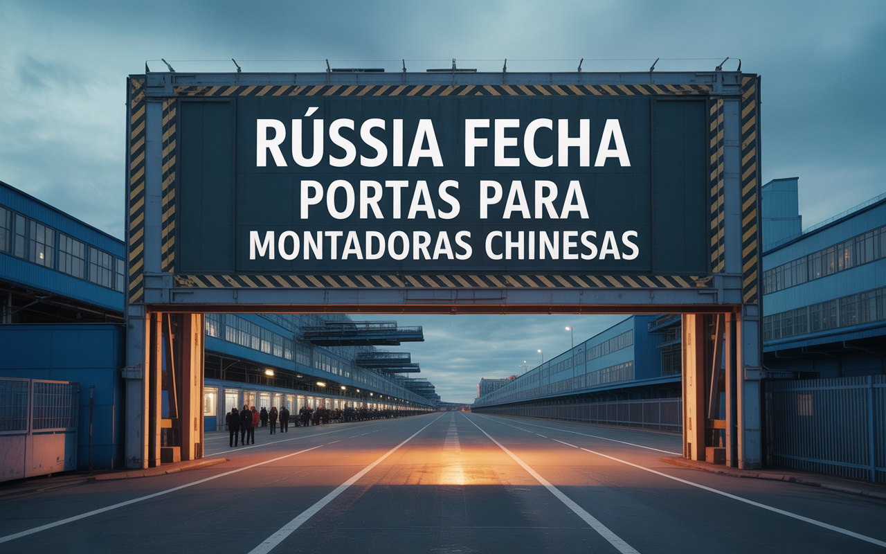 Mesmo após dominar mercados emergentes, a China vê sua liderança em risco: Rússia fecha portas para montadoras chinesas e envia alerta global