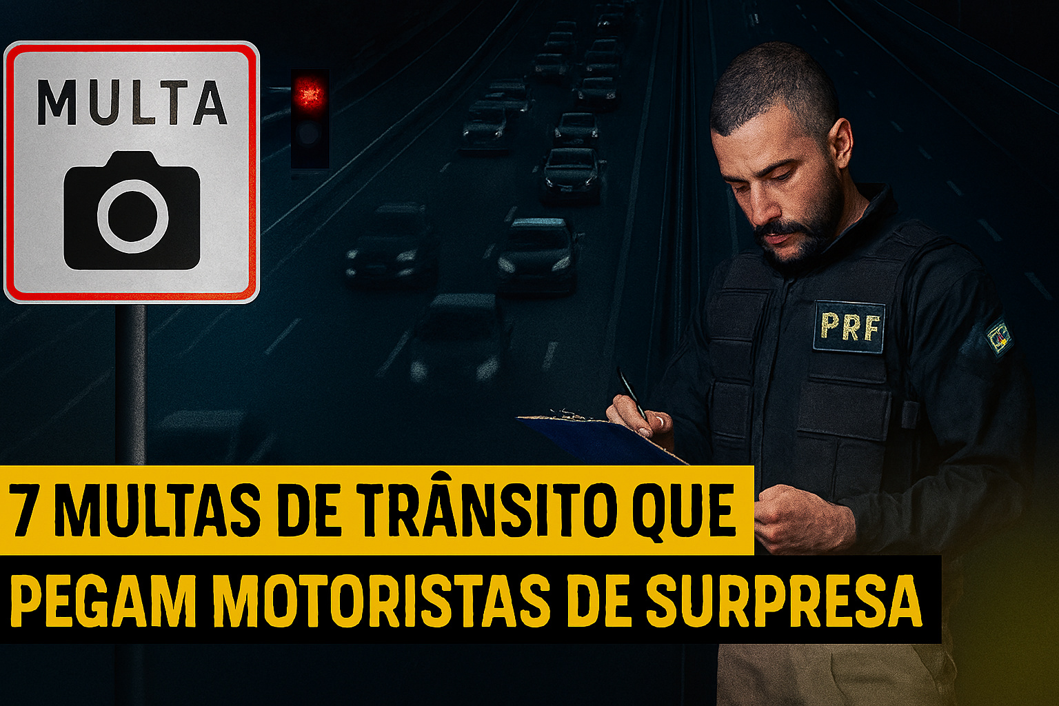 Alerta nas rodovias: 7 multas de trânsito que mais pegam motoristas de surpresa e podem custar até R$ 5 mil no bolso