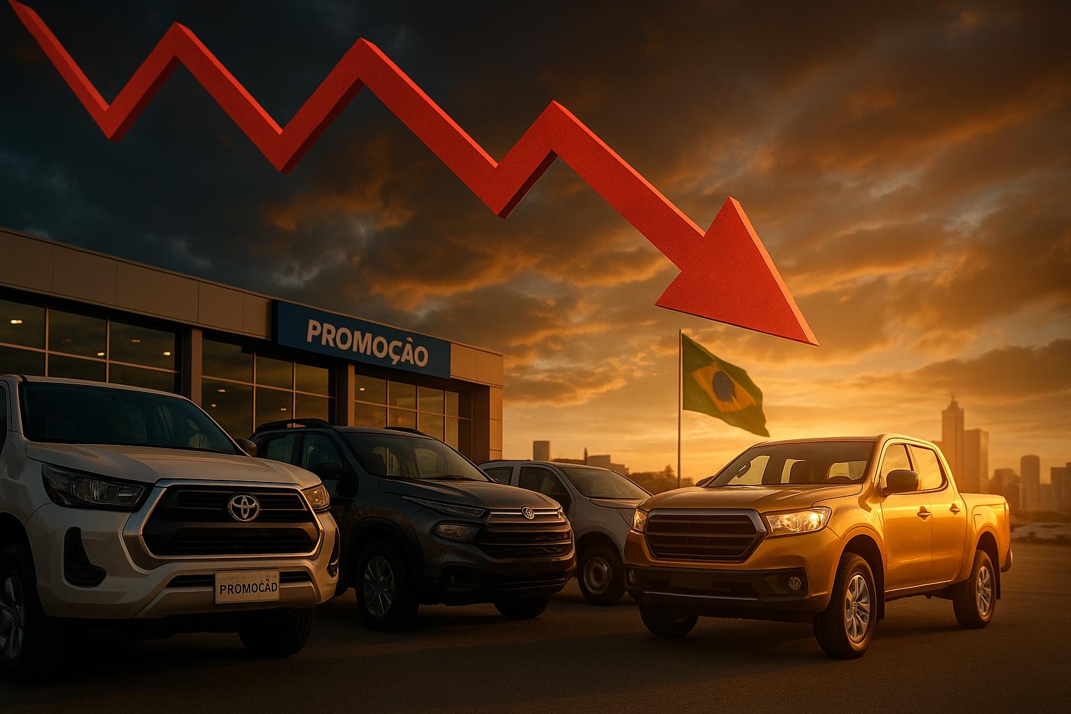 Agosto de queda para as picapes: Hilux, Toro e Strada recuam mais de 30% e só um modelo pouco falado conseguiu fechar o mês em alta