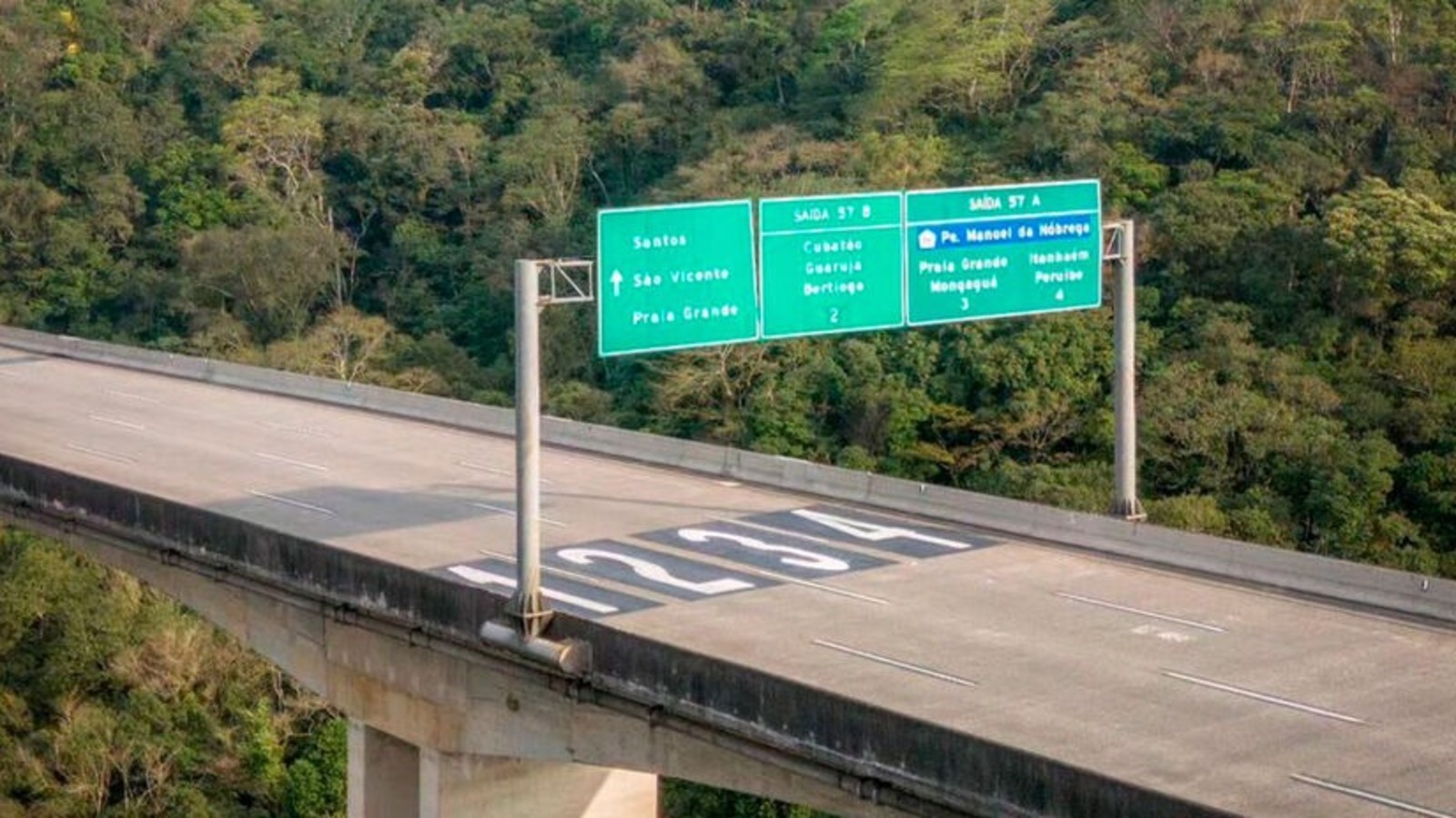 Placa, São Paulo, Litoral de São Paulo, Rodovia dos Imigrantes