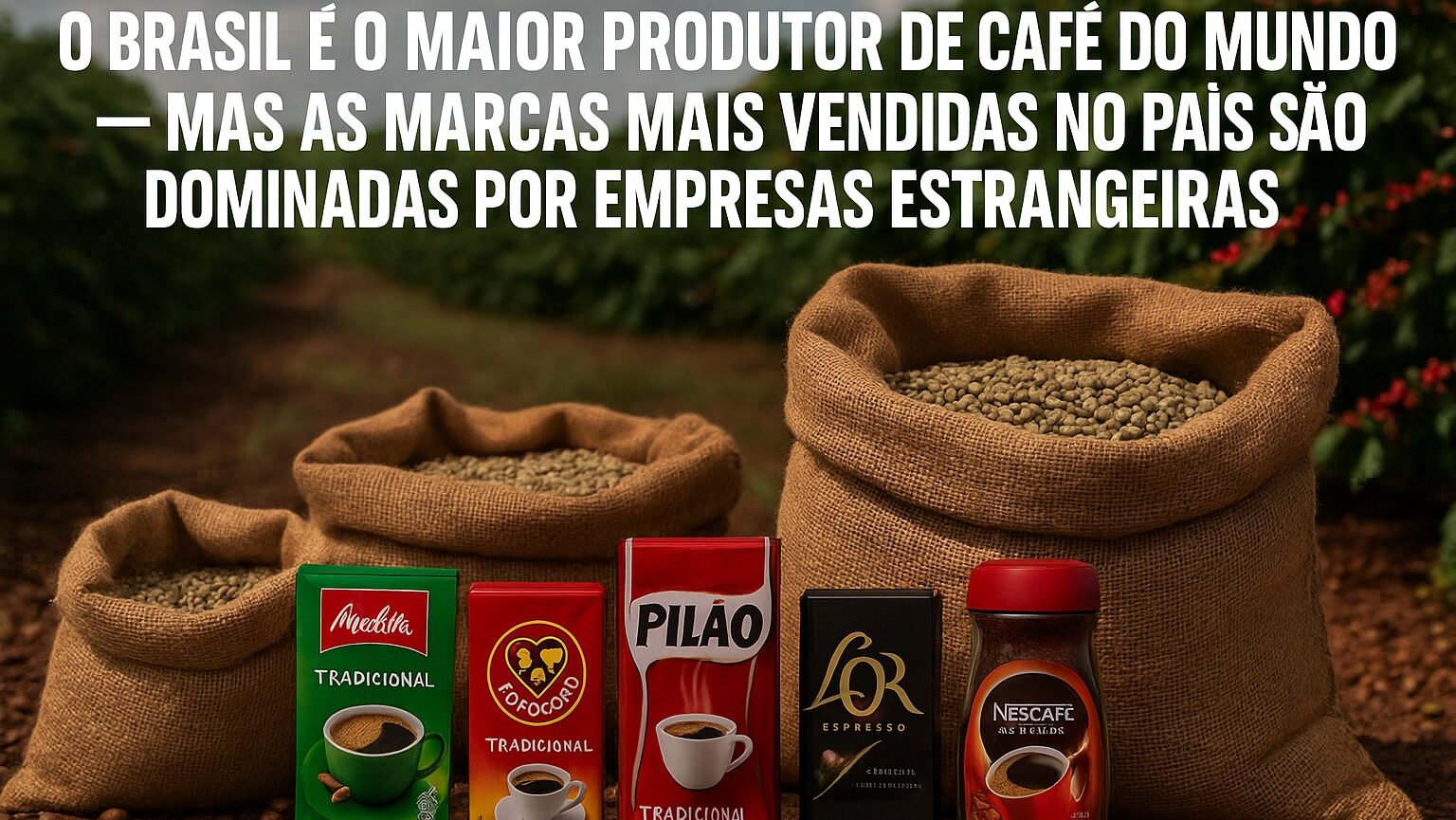 Café, Marcas de café, Empresas estrangeiras, mercado