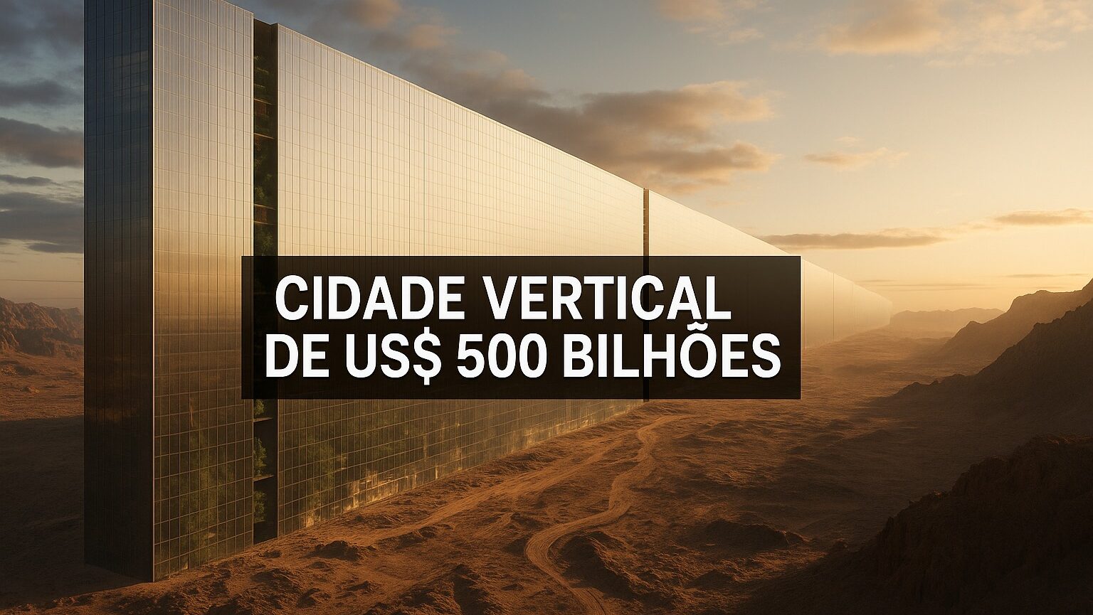 Prédio, Cidade vertical, Projeto, Saudita