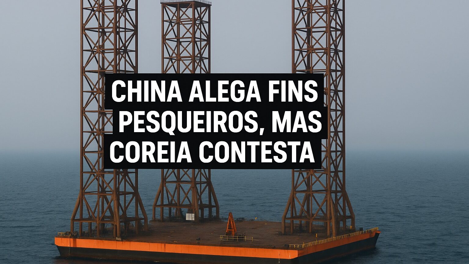 China, Coreia do Sul, Mar Amarelo, Estruturas