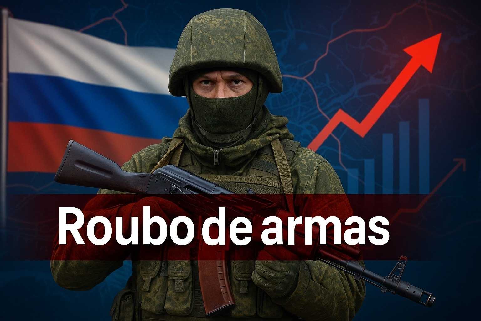 Soldados russos são acusados de roubo de armas da guerra na Ucrânia e levando para a Rússia, fortalecendo o crime