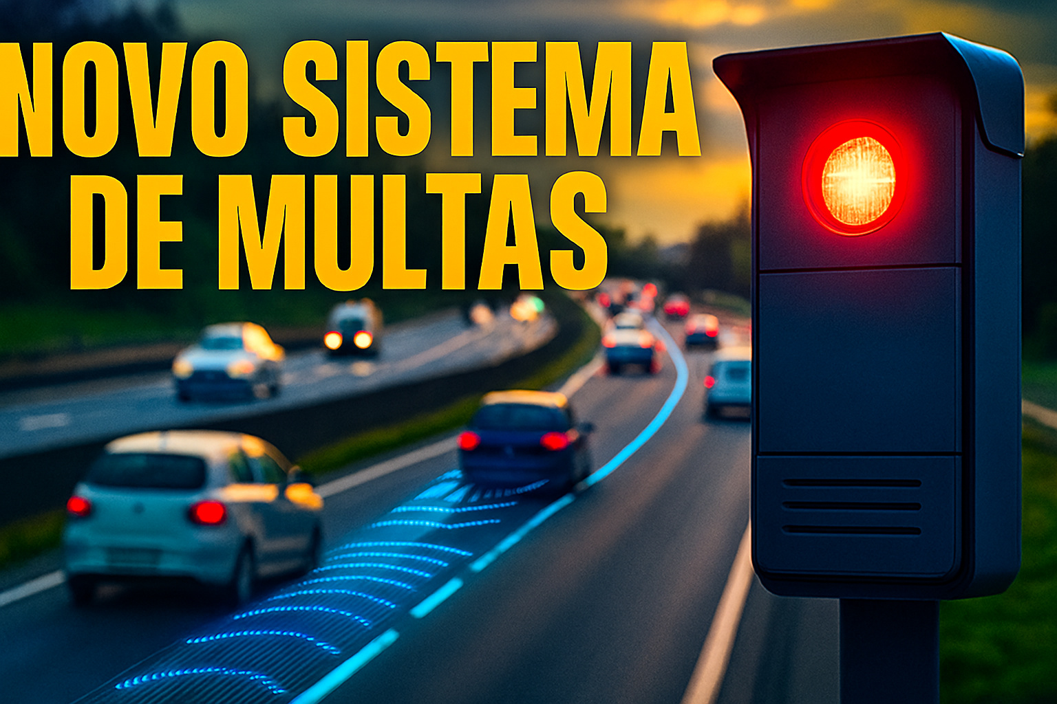 Novo sistema de multas com tecnologia que registra velocidade antes e depois do radar; motoristas não poderão mais “frear e acelerar” nas rodovias