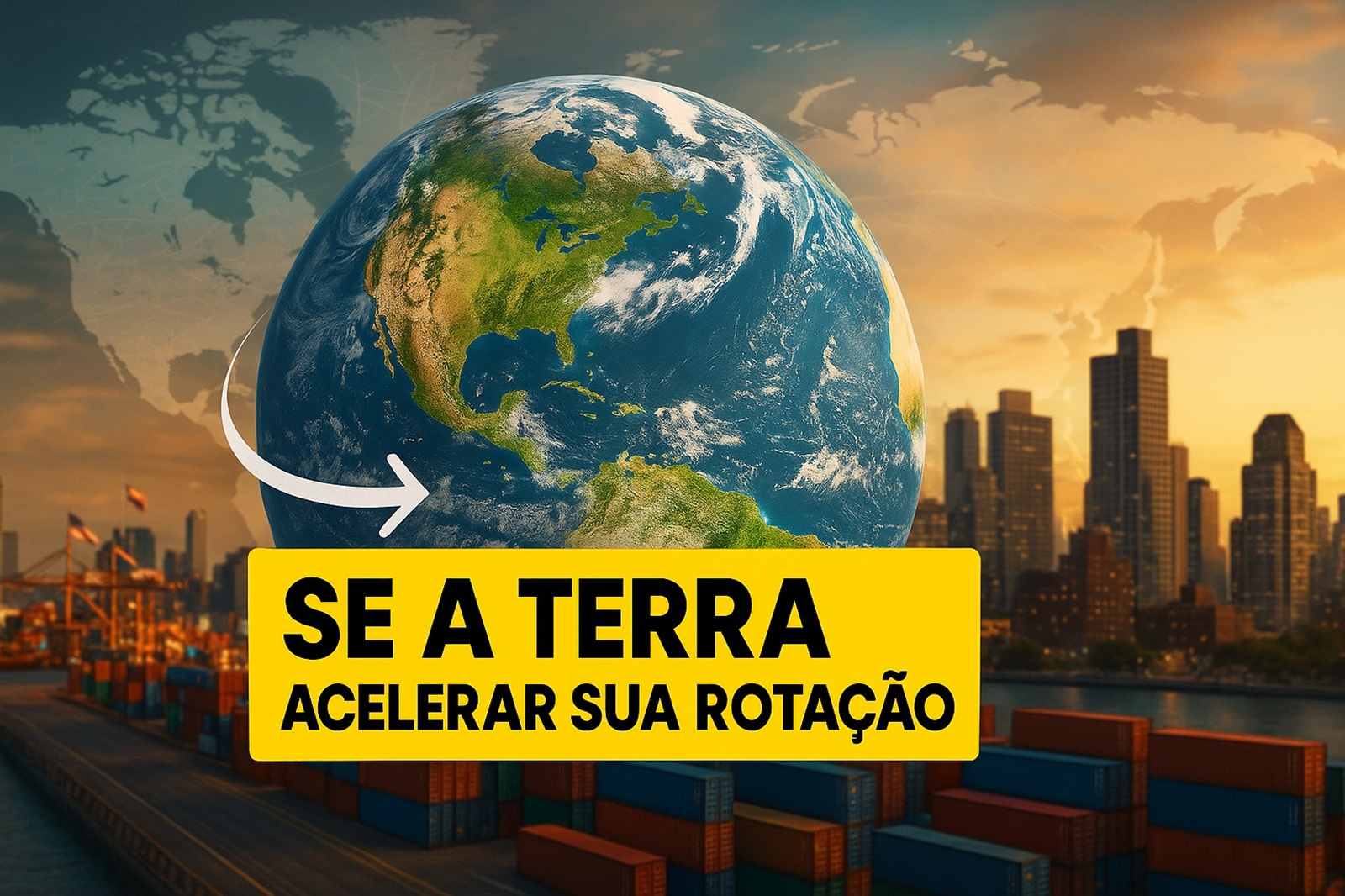 Se a Terra girasse mais rápido, haveria enchentes, terremotos mais fortes, furacões intensos e mudanças na gravidade?