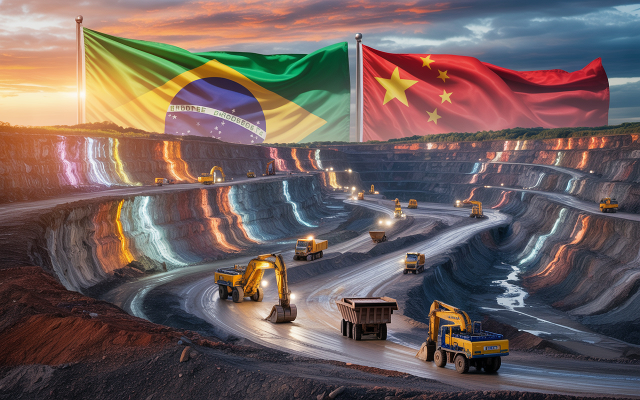 As terras-raras escondidas no Brasil podem valer trilhões, mas a falta de refinarias faz com que 90% do mercado continue dominado pela China