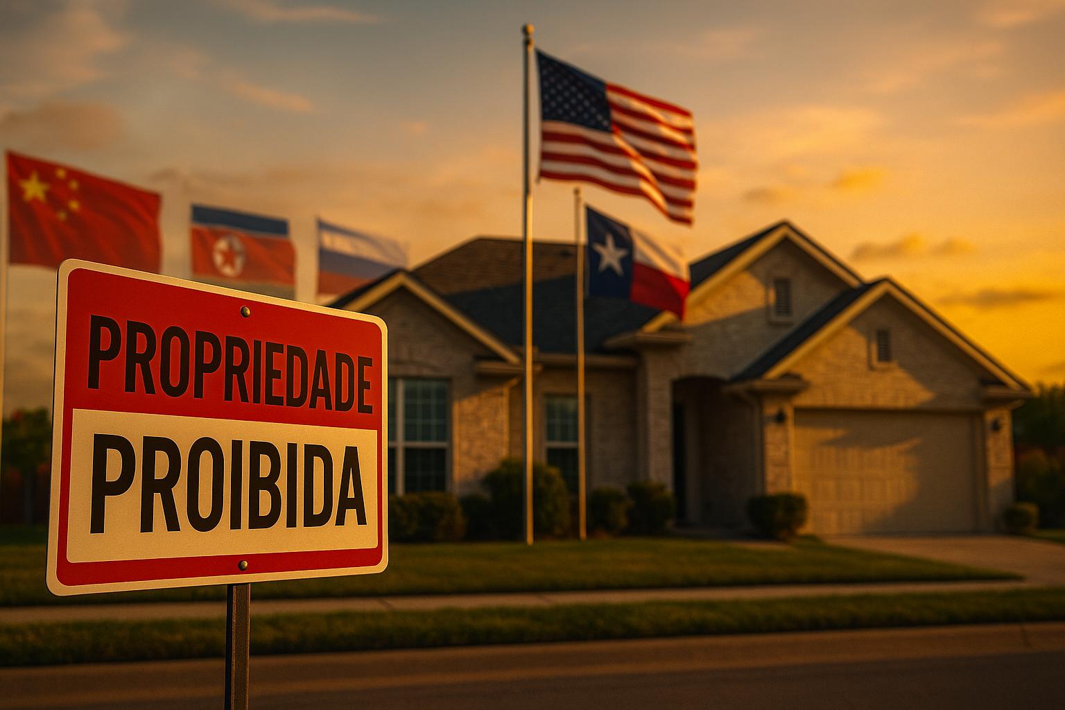 Texas aprova lei radical: cidadãos e empresas da China, Irã, Coreia do Norte e Rússia ficam proibidos de comprar ou alugar imóveis no estado