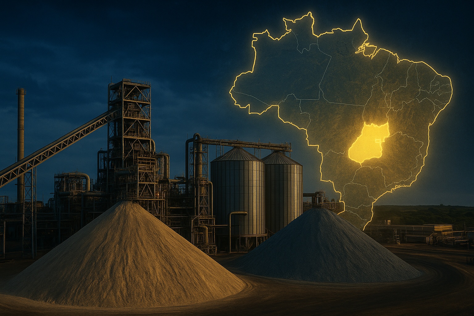 Conheça Catalão, cidade goiana que abriga complexo de nióbio e fosfato entre os maiores do Brasil e se projeta como polo estratégico para a indústria de fertilizantes e tecnologia