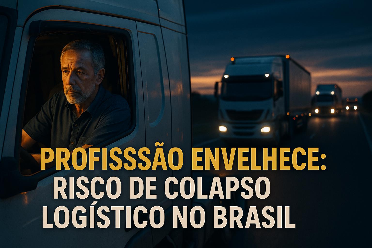 Idade média de caminhoneiros já passa dos 45 anos, profissão envelhece, jovens rejeitam a boleia