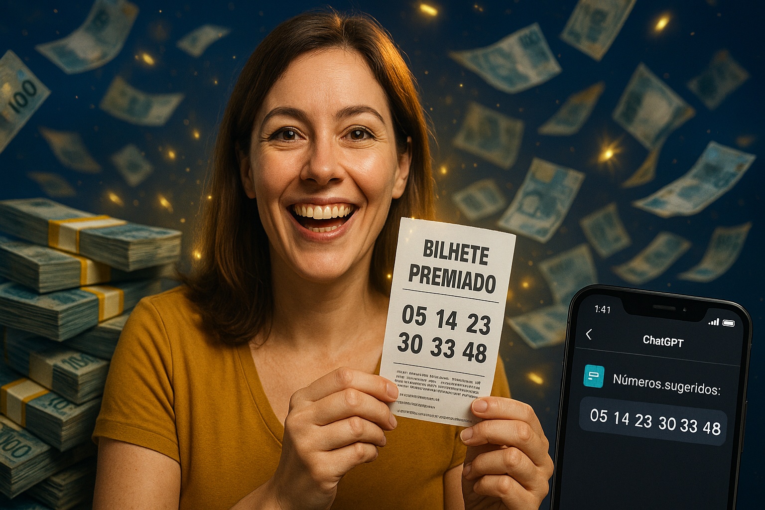 Inacreditável, mas real: mulher usa números sugeridos pelo ChatGPT e ganha R$ 800 mil em sorteio da loteria