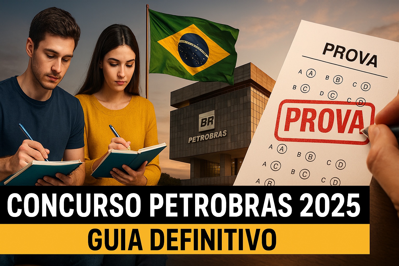 Guia definitivo para o Concurso da Petrobras 2025: como se preparar para as provas mais concorridas do país e disputar carreira na gigante do petróleo