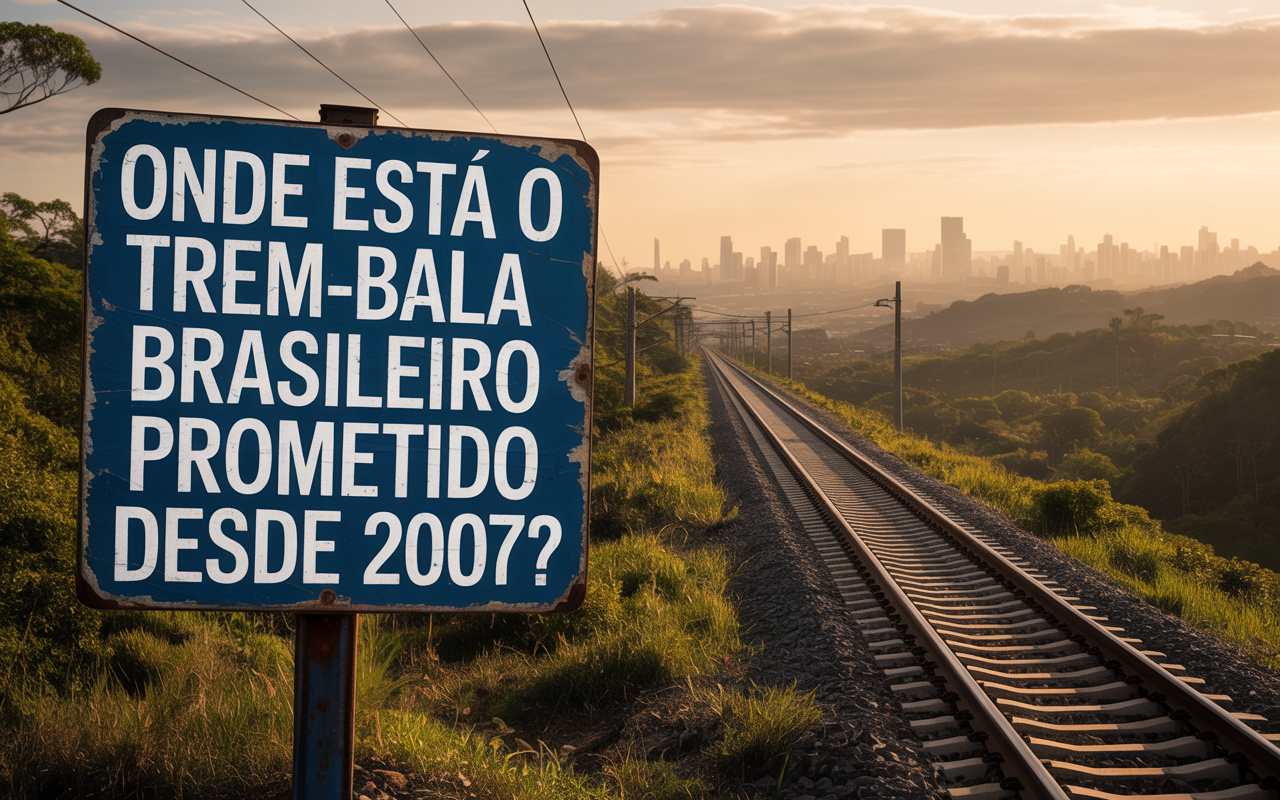 Trem-bala prometido para ligar Rio e São Paulo em menos de 2 horas já consumiu bilhões em estudos desde 2007, mas nunca saiu do papel e continua sendo promessa distante